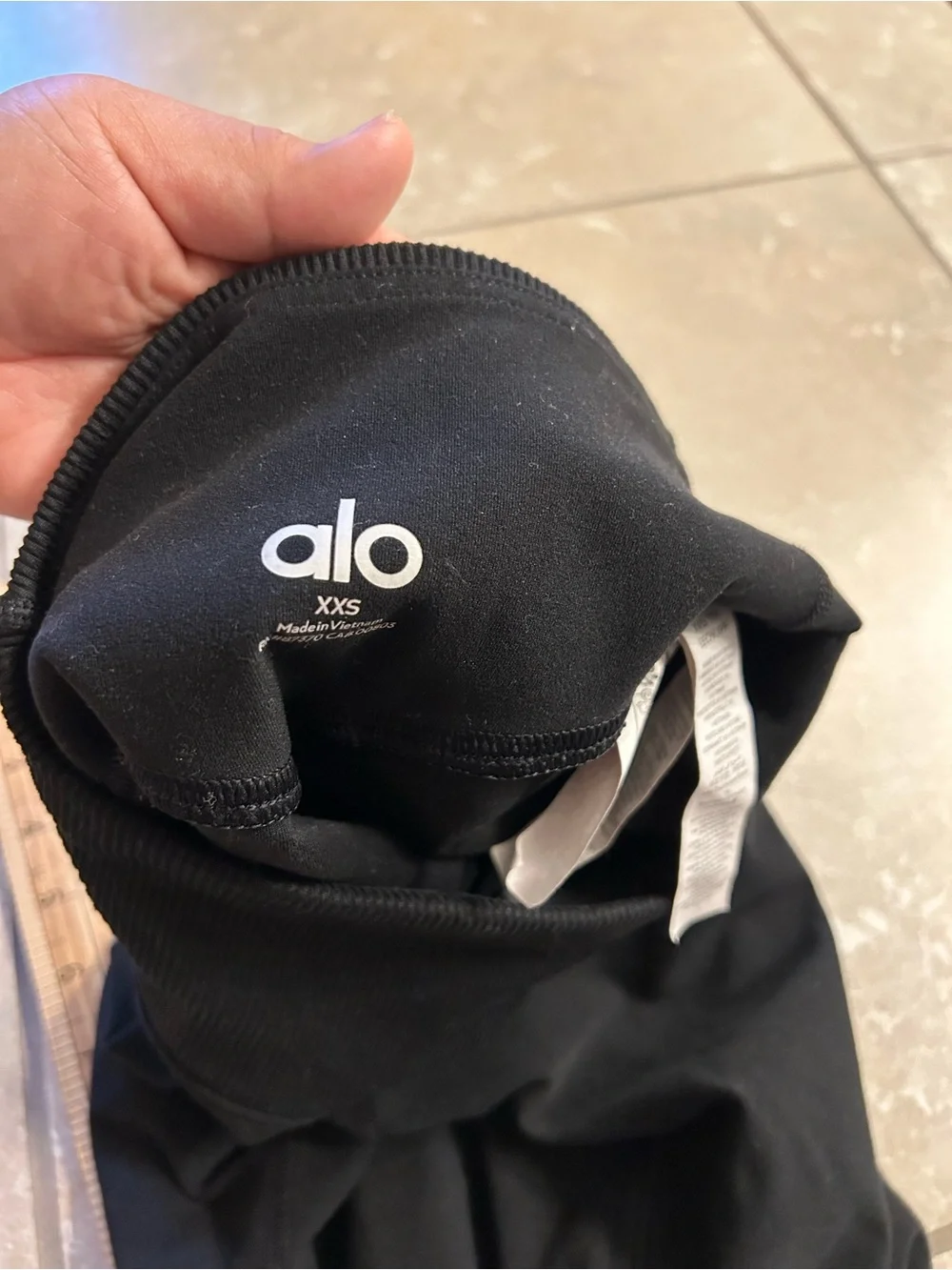 Alo Yoga high waist Alosoft lounge legging   Black